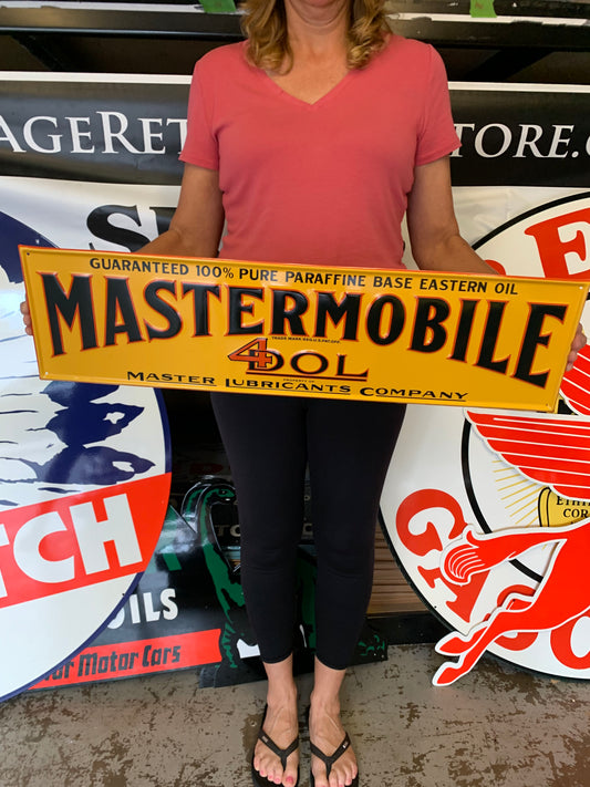 Master Mobile Sign Mobil Gasoline Signs – Page 6 – The Vintage Retro Signs Company
