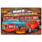 Diner Woodgrain 36 x 24