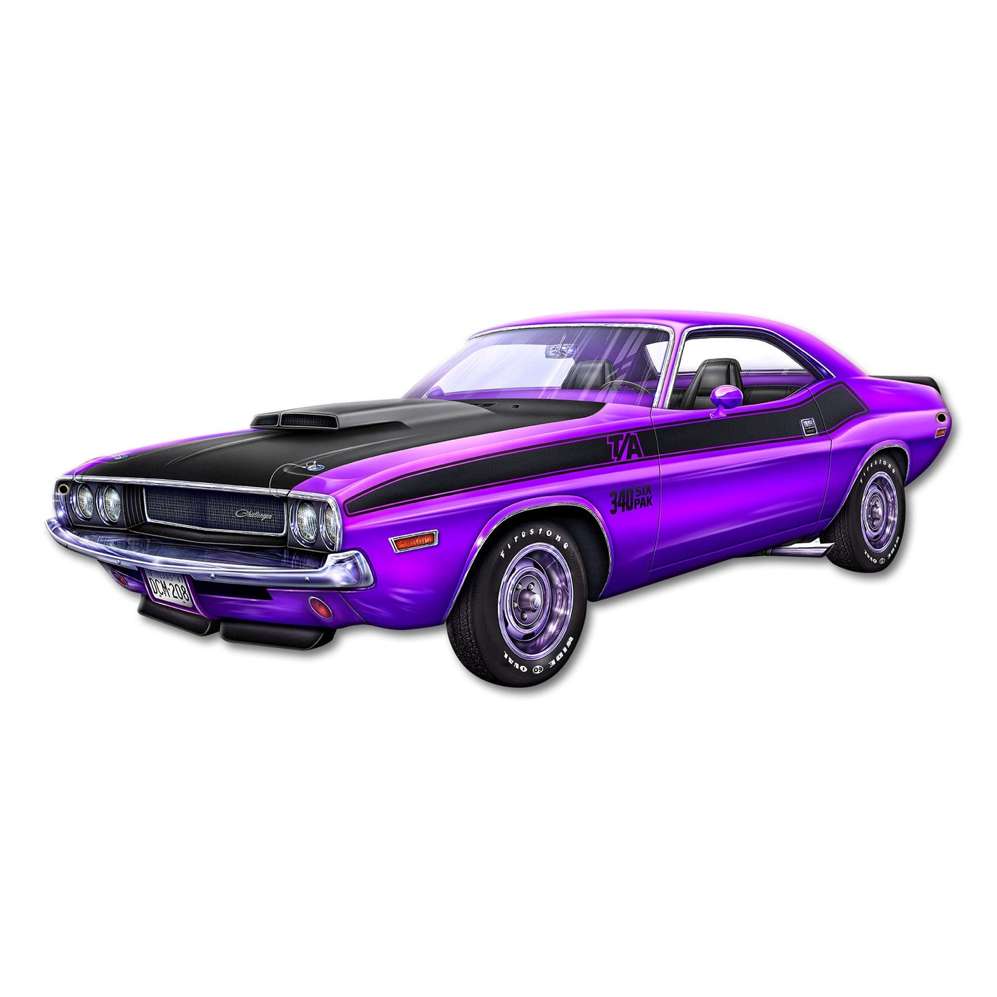 1970 Dodge Challenger 33 x 15