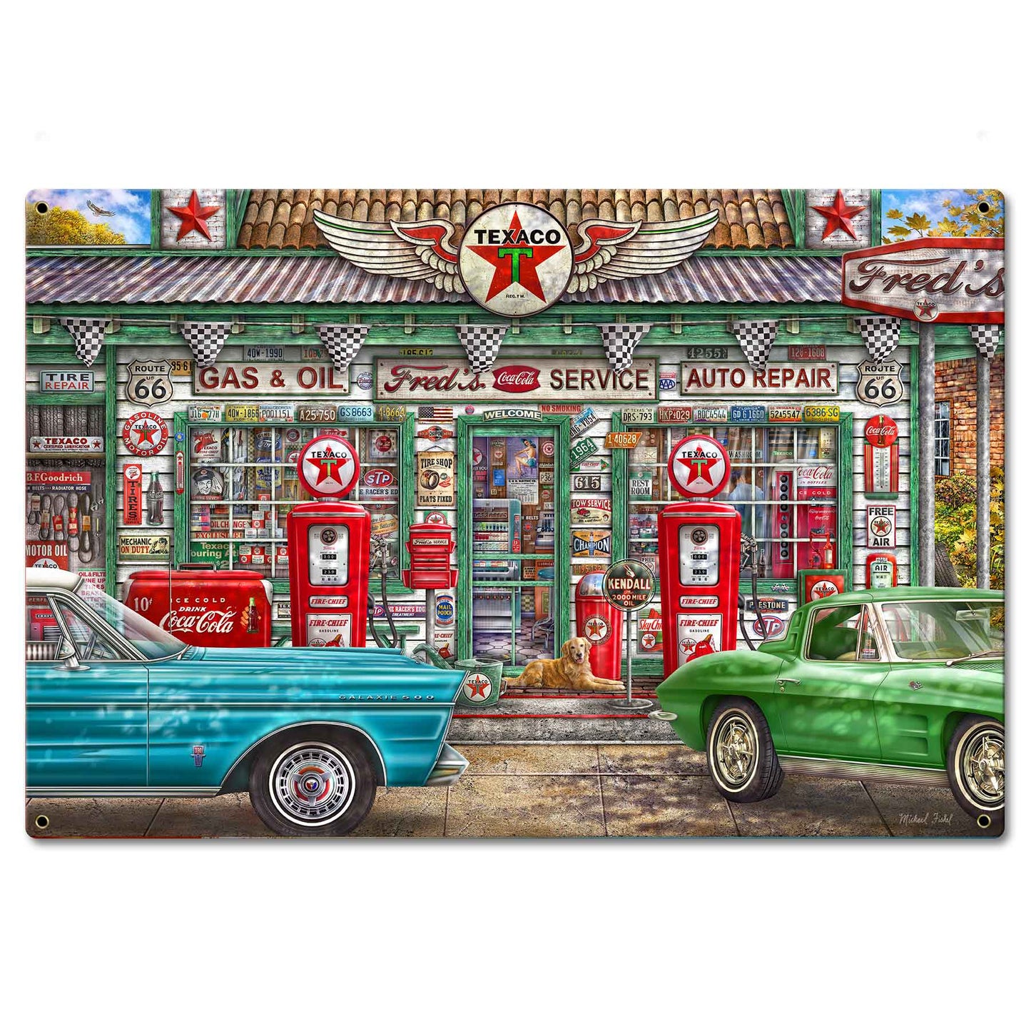 Fred'S Service Station 24 x 16