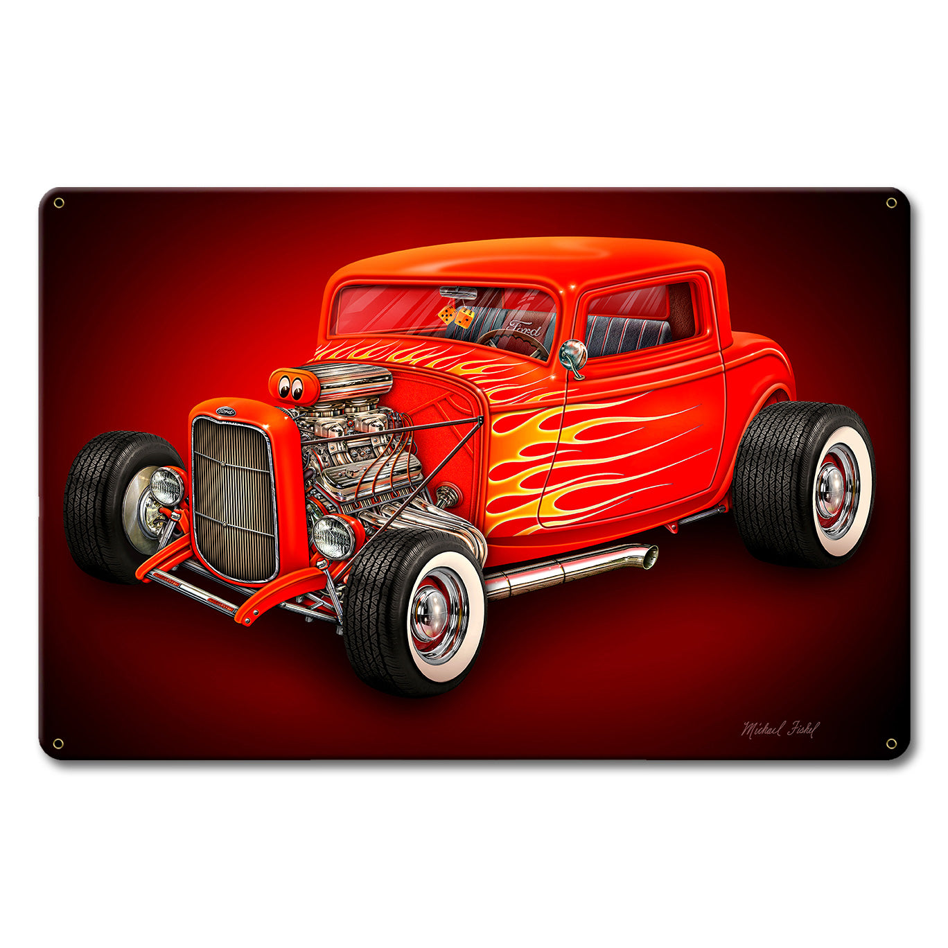Red Hot Rod 18 x 12
