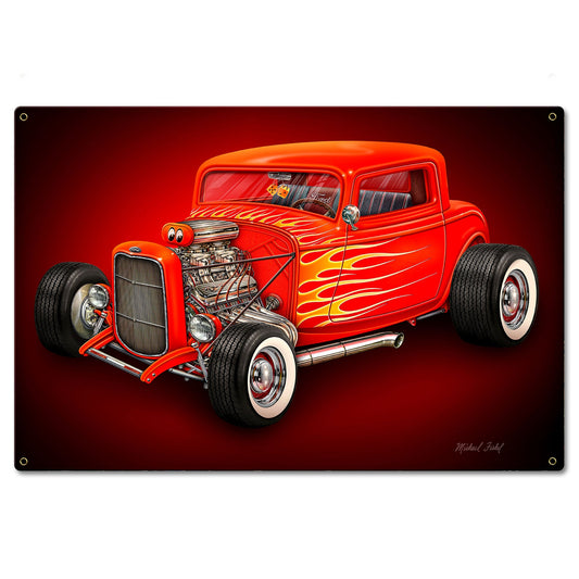 Red Hot Rod 24 x 16