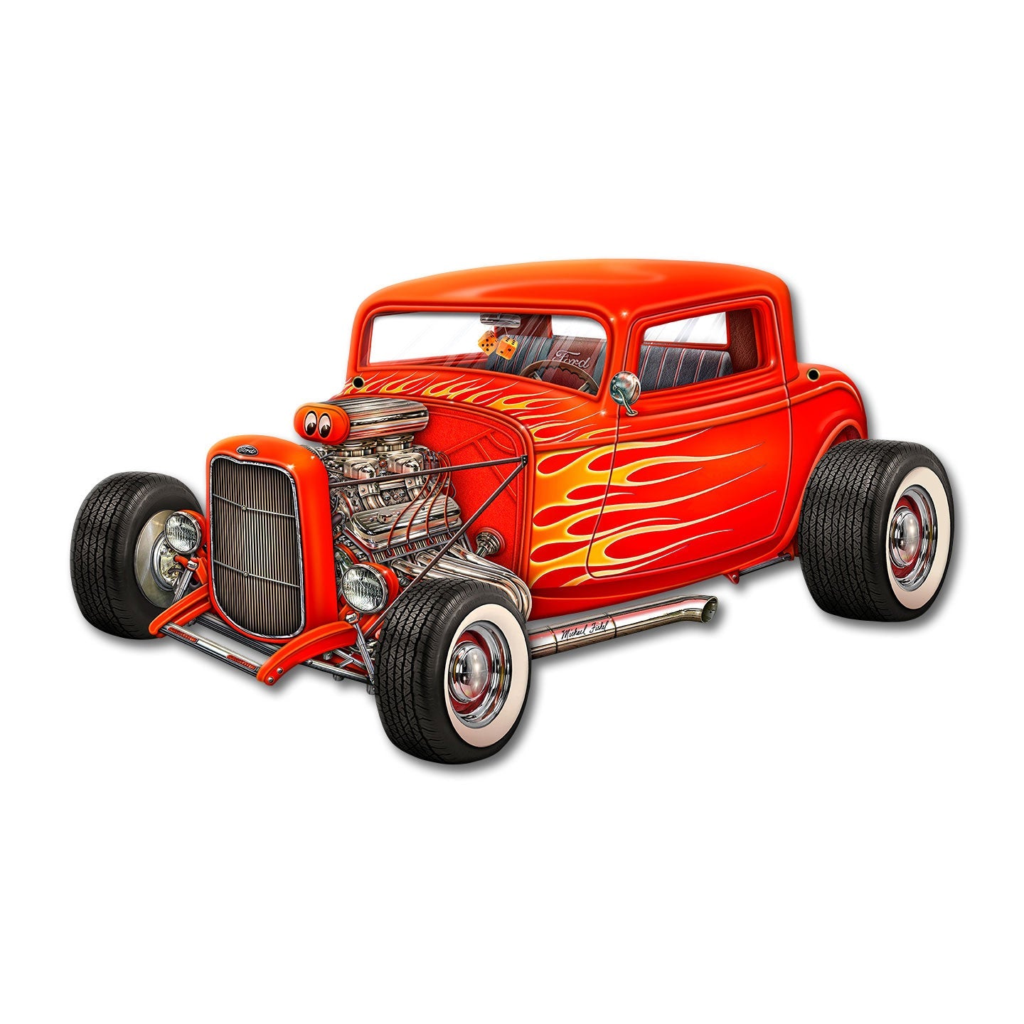 Red Hot Rod 18 x 10