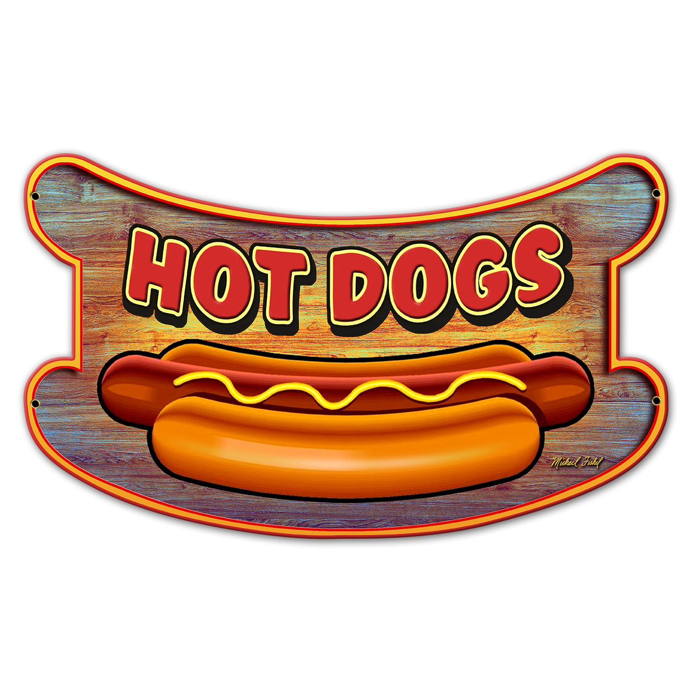 Hot Dogs 24 x 14