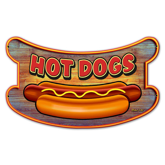Hot Dogs 24 x 14