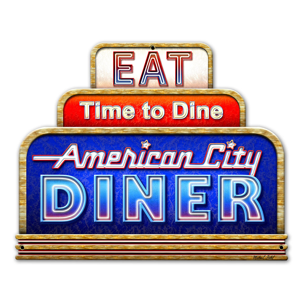 American City Diner 15 x 12
