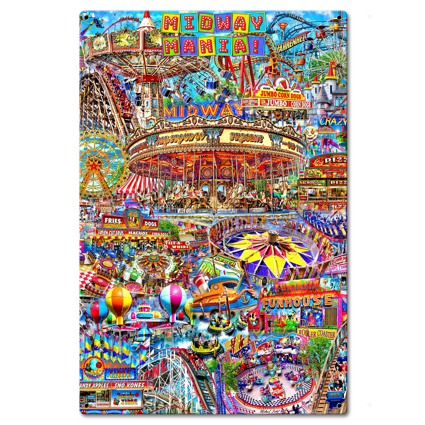 Midway Mania 16 x 24
