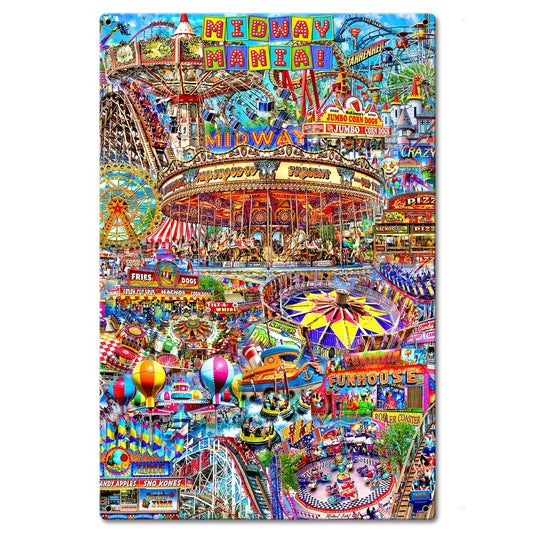 Midway Mania 16 x 24