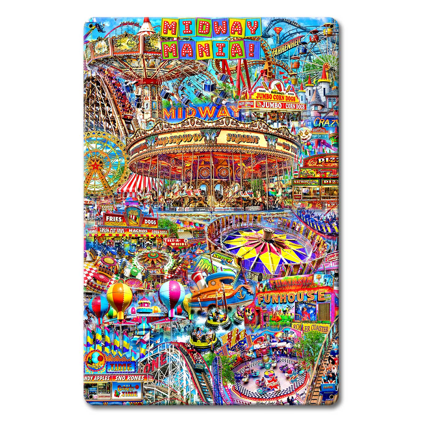 Midway Mania 12 x 18
