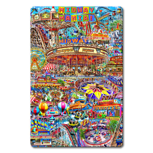 Midway Mania 12 x 18