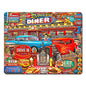Retro Diner Crusin' 15 x 12