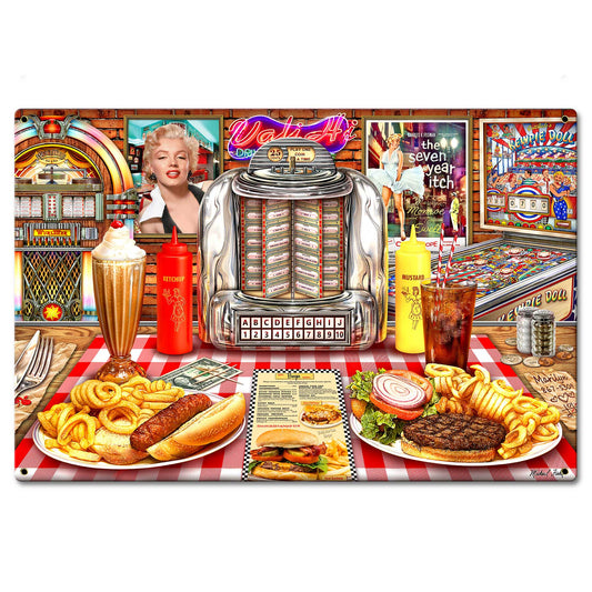Dinner With Marilyn 24 x 16