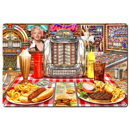 Dinner With Marilyn 36 x 24
