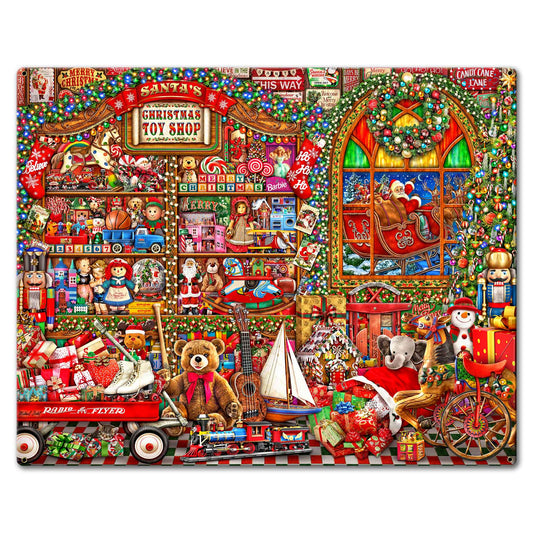 Santa'S Toy Shop 30 x 24