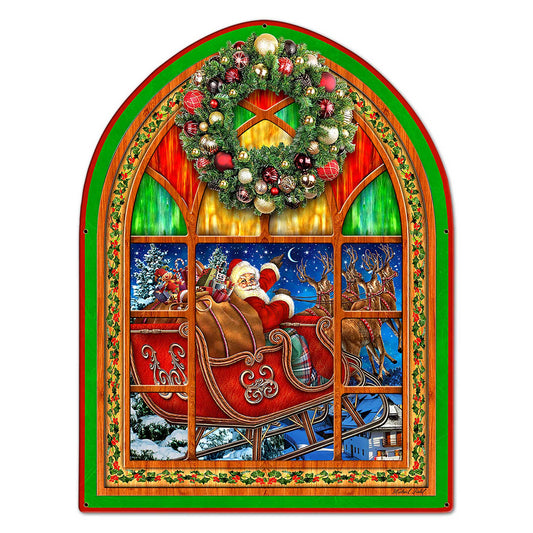 Santa Claus Window 27 x 35