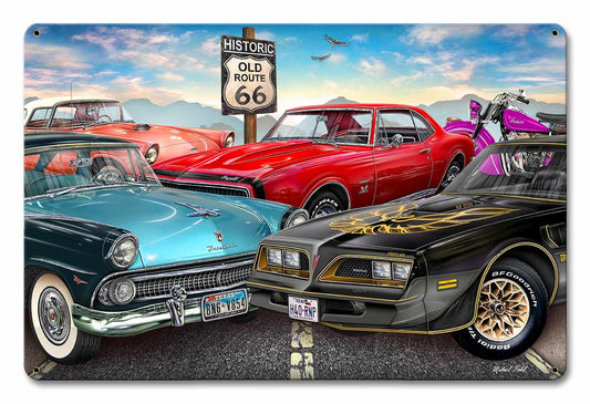 Route 66 18 x 12