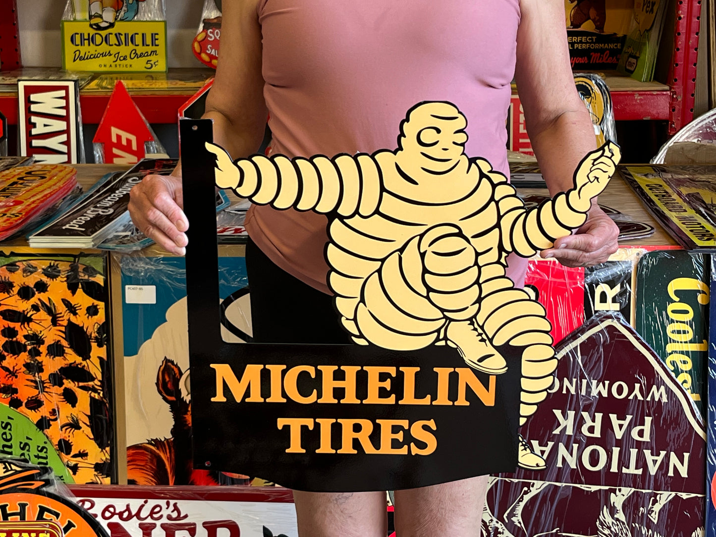 Michelin Tire Man Vintage Style Metal Sign