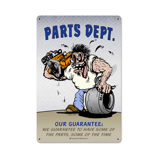 Parts Dept 12 x 18