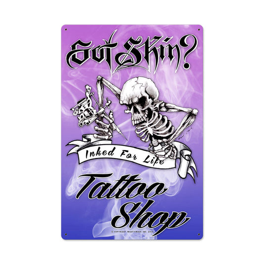 Skeleton Tattoo 16 x 24