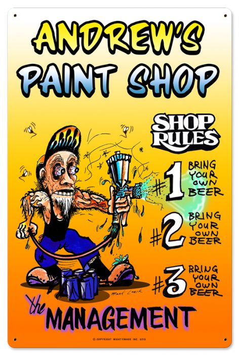 Painterr Shop Personalized 16 x 24