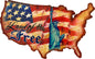 Land Of The Free Usa 19 x 12