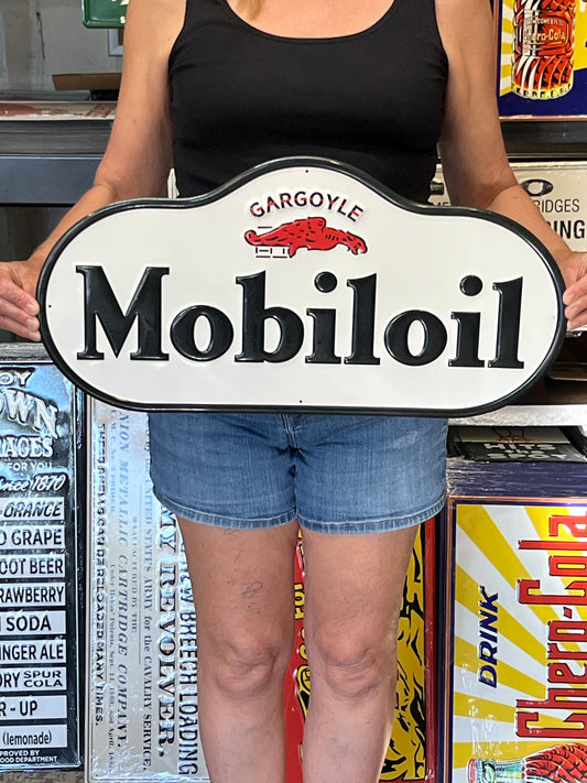 Mobiloil Gargoyle Gasoline Vintage Style Metal Sign