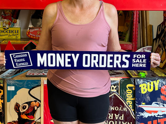 Money Orders Here Vintage Style Metal Sign