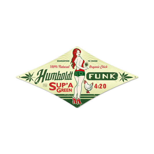 Humboldt Funk Vintage Style Metal Sign 12 x 24