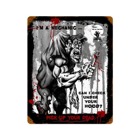Zombie Mechanic 12 x 15