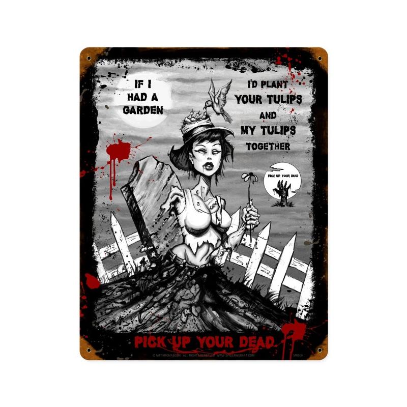 Zombie If I Had A Garden 12 x 15