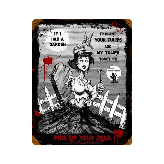 Zombie If I Had A Garden 12 x 15