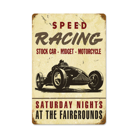 Speed Racing 12 x 18