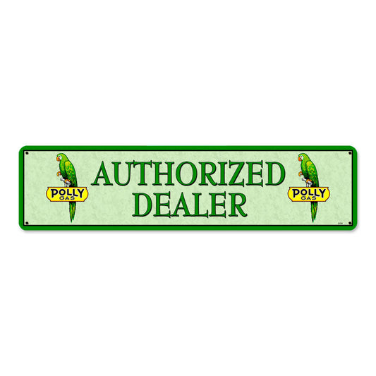 Polly Gas Dealer Vintage Style Metal Sign 20 X 5