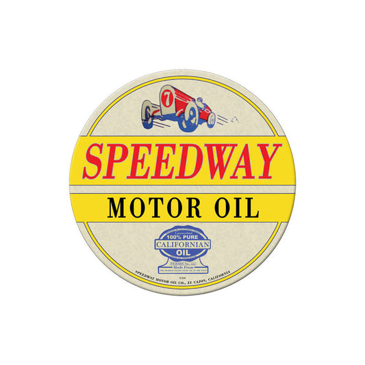 Speedway Oil Vintage Style Metal Sign 14 x 14