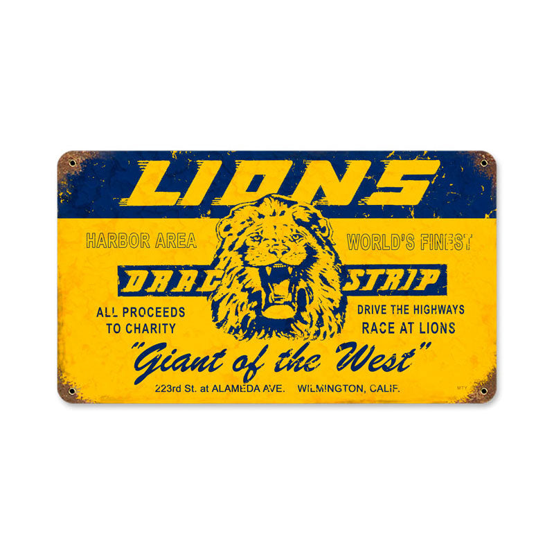 Lions Drag Strip 14 X 8