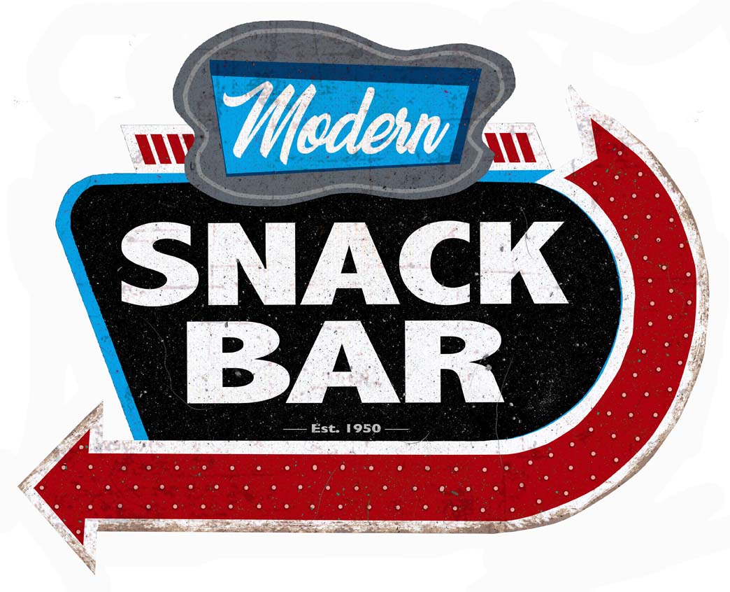 Modern Snack Bar 14 X 11