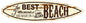 Made On Li Beach Black Surfboard 21 X 5