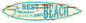 Made On Jones Beach Teal Surfboard 21 X 5
