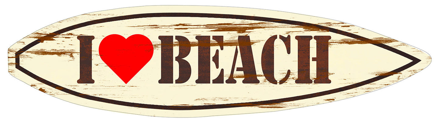 I Love Beach 21 X 5