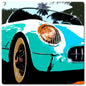 Corvette Sq Blue 12 x 12