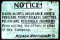 Notice Solicitors Prohibited 18 X 12