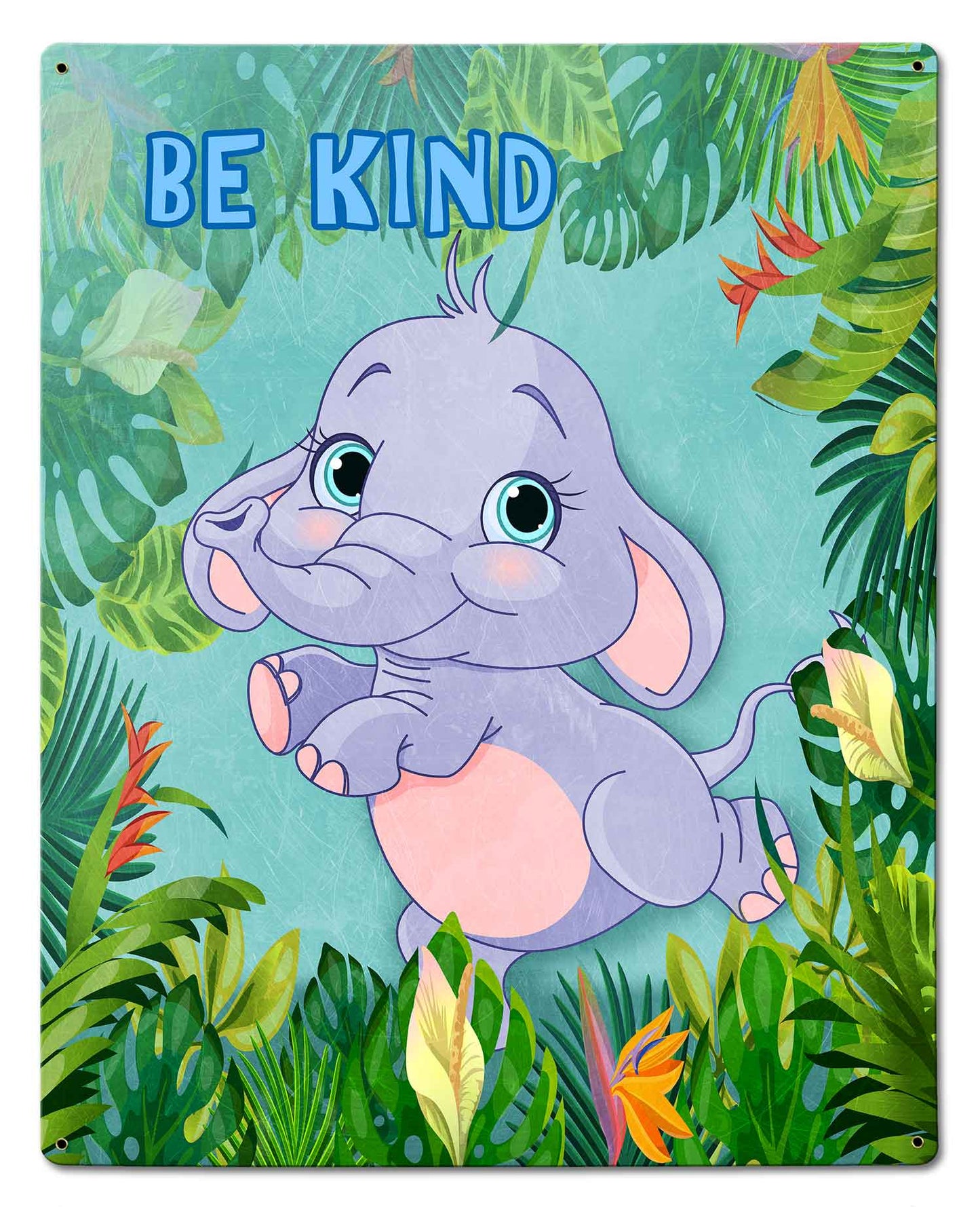 Be Kind Elephant 24 x 30