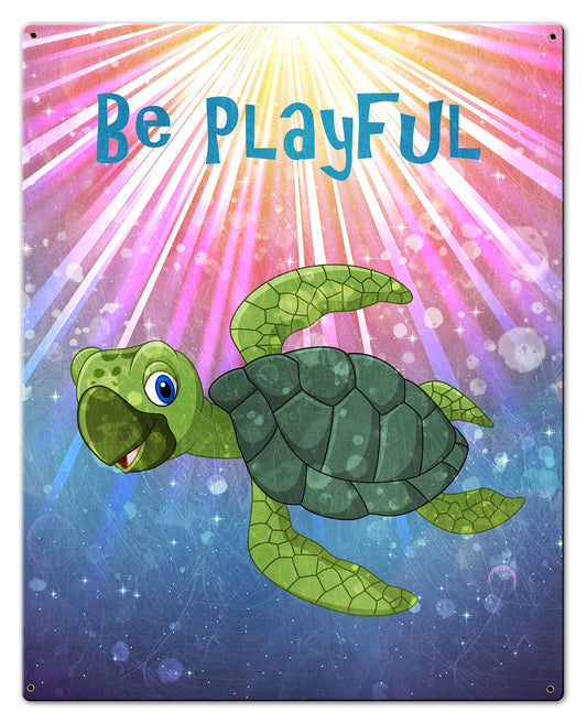 Be Playful Turtle 24 x 30