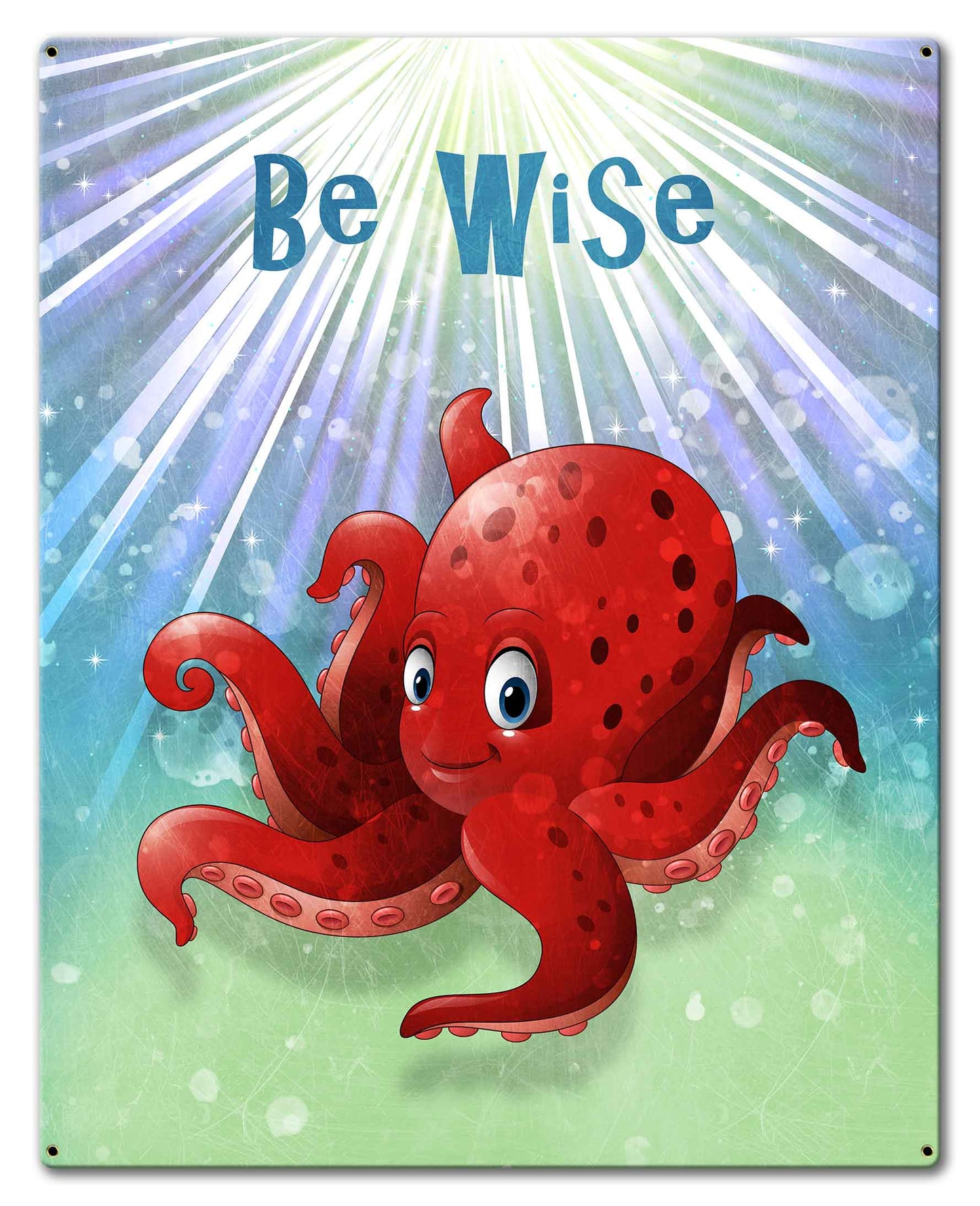 Be Wise Octopus 24 x 30