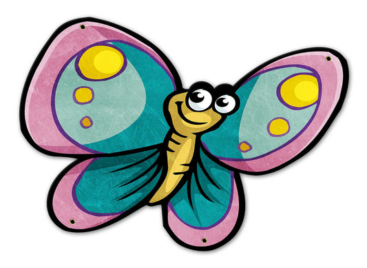 Pink Butterfly 20 x 14