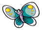 Aqua Butterfly 18 x 13