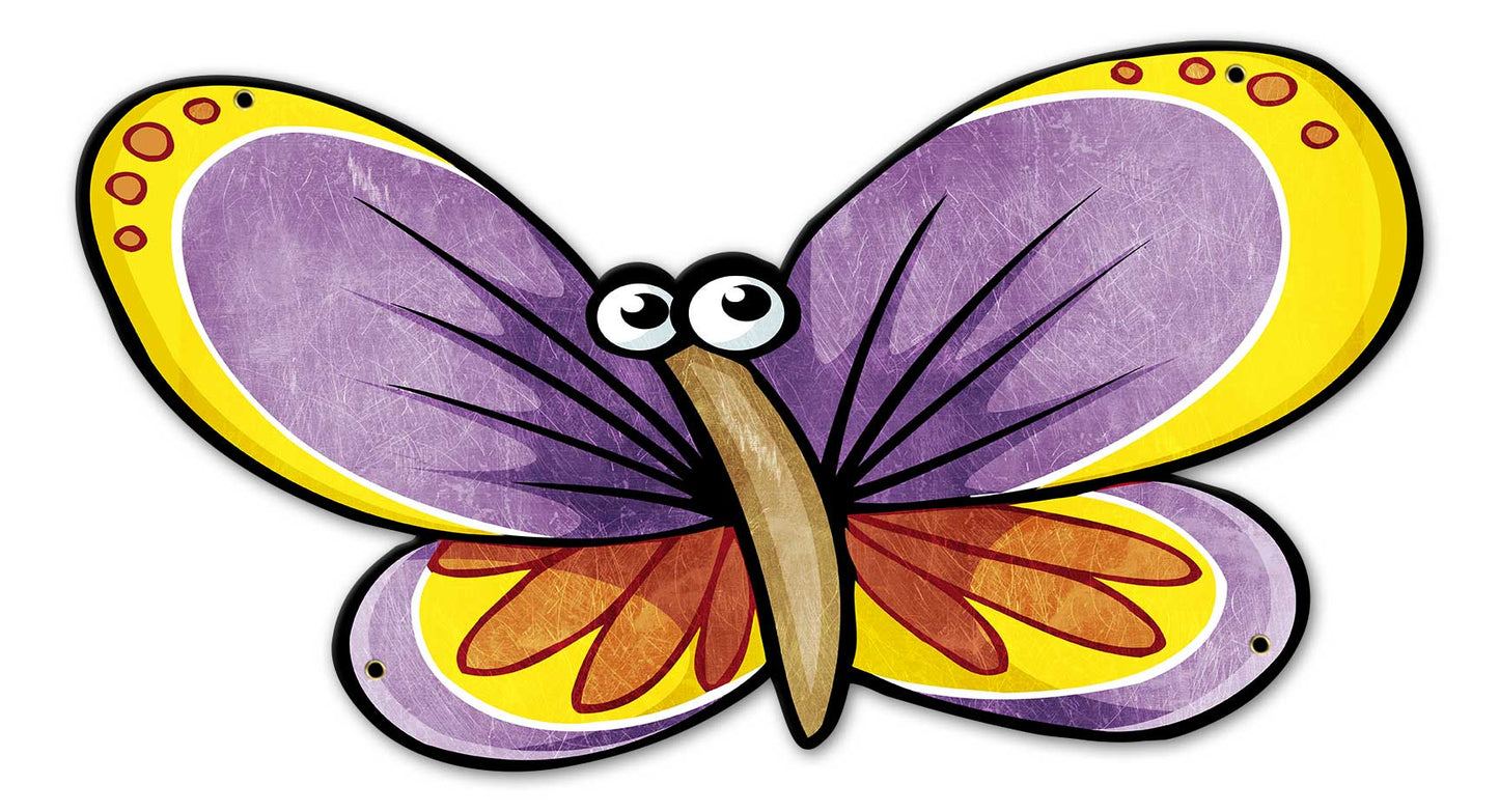 Purple Butterfly 22 x 12