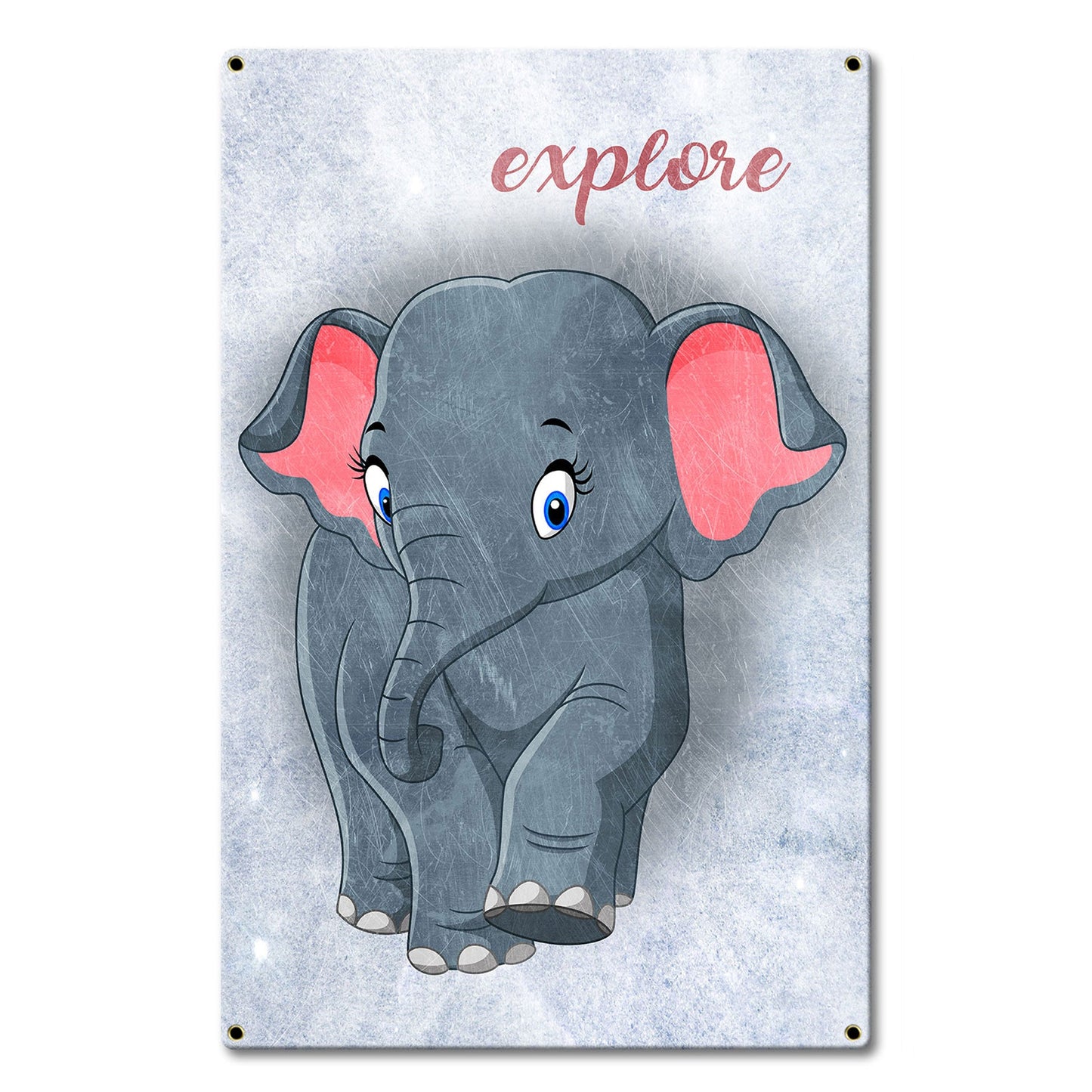 Explore Elephant 13 x 20