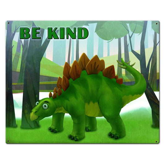 Be Kind Dinosaur 30 x 24