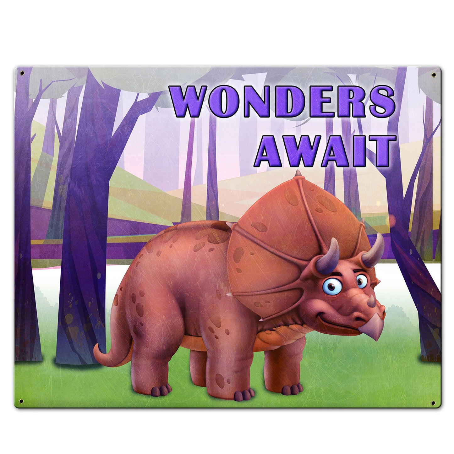 Wonders Await Dinosaur 30 x 24
